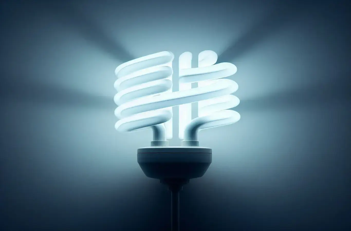 foto de uma lâmpada fluorescente para ilustrar texto com resumo de eletrodinâmica