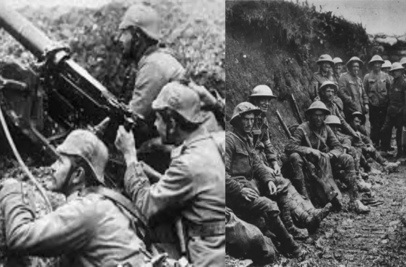 imagens de guerra para ilustrar texto sobre questões da primeira guerra mundial