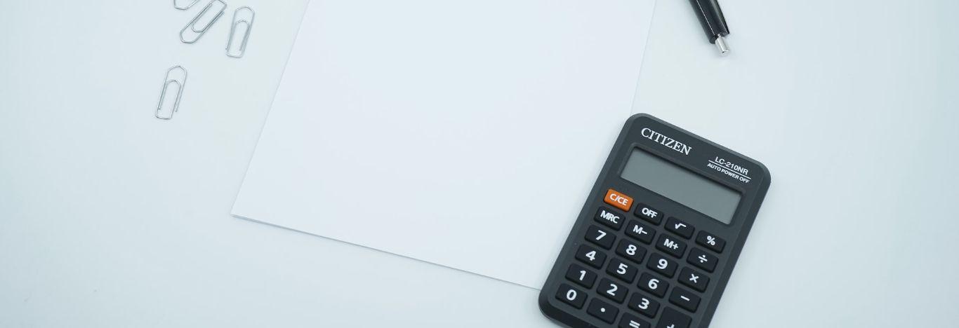 calculadora para ilustrar o conteúdo sobre matemática enem