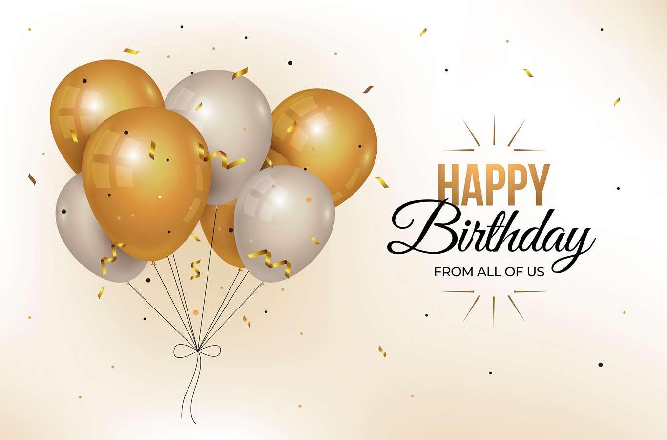 Balões de festa e a frase happy birthday para ilustrar o texto de aniversário de blog da Descomplica