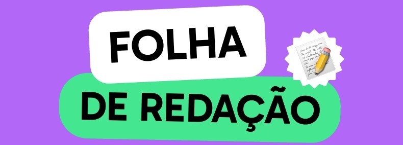 Folha de Redação para Enem